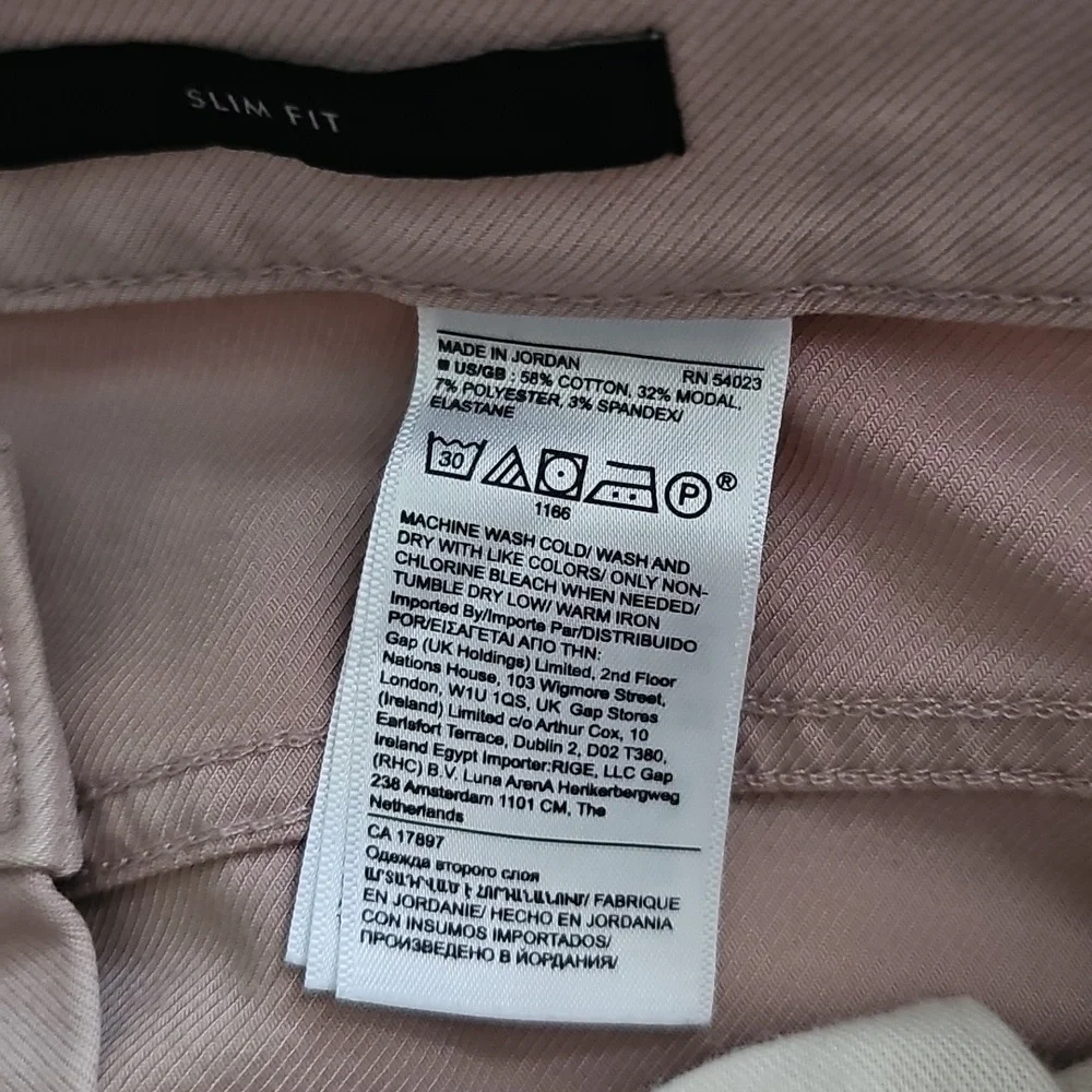 Banana Republic Tan and Light Blue Chinos